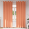  Függönyök függönyökkel 2 pcs Terrakotta 260 x 140 cm Poliészter