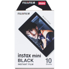 Fujifilm Instax Mini Black fotópapír (10 lap) fotópapír