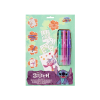  Fújó filctoll szett, A4, 3 tollal, Stitch