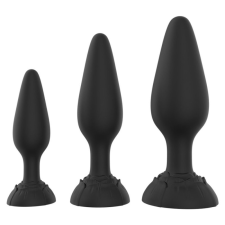 FUKR 3 darabos Rolarose dugókészlet 11 x 4.1cm Fekete anál