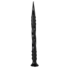 FUKR Dildo Black – hegyes csavaros prémium eszköz 40 x 3 cm