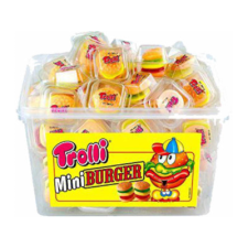 Fuky Csoki Kft Trolli gumicukor 60*10g mini Hamburger csokoládé és édesség