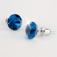 . Fülbevaló Crystals from SWAROVSKI®,  Bahama kék, 8mm fülbevaló
