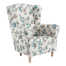  Füles fotel, szövet rose 14, CHARLOT bútor