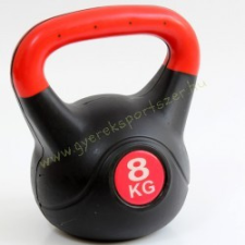  Füles súlyzó -KettleBell, műanyag, 8 kg kettlebell