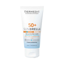 Full Cosmetix Kft. Dermedic Sunbrella Fényvédő arckrém SPF 50+ zsíros és kombinált bőrre 50ml arckrém