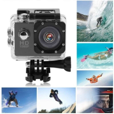  FULL HD vízálló sportkamera 1080P – kerékpárra és sisakra rögzíthető, vízálló tokban (BBV) (BBD) sportkamera