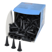  Fültölcsér egyszerhasználatos 2,5mm - fekete 100db gyógyászati segédeszköz