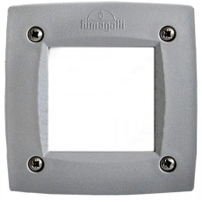 Fumagalli LETI 100 SQUARE ST LED 3W GX53 szürke kültéri beépíthető falilámpa kültéri világítás