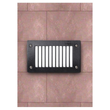  Fumagalli LETI 200 GL LED 3W GX53 fekete kültéri beépíthető falilámpa kültéri világítás