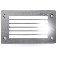Fumagalli LETI 200 GL LED 3W GX53 szürke kültéri beépíthető falilámpa kültéri világítás