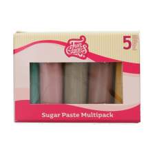 Funcakes fondant multipack, föld szín, 5×100g sütés és főzés