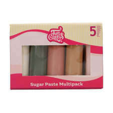 Funcakes fondant multipack, Ragyogó kert, 5×100g sütés és főzés