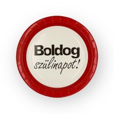 Fundrag Tányér, papír, Boldog Születésnapot, 23cm, 6db party kellék
