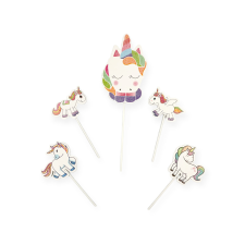 Fundrag Torta beszúró, topper - Unikornis (5db-os) sütés és főzés