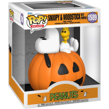 Funko POP! Deluxe: Peanuts - Snoopy w/Woodstock figura #1589 játékfigura
