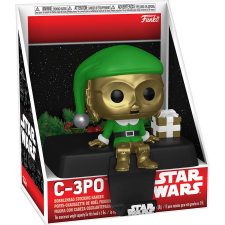 Funko POP! Edge-Sitter: Star Wars - Holiday Darth C-3PO figura játékfigura