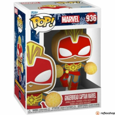 Funko POP! Marvel: Holiday - Captain Marvel figura #936 játékfigura