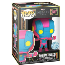 Funko POP! Marvel: Iron Man (Blacklight) figura #1407 játékfigura
