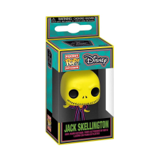 Funko POP! The Nightmare before Christmas - Jack kulcstartó (Blacklight) kulcstartó