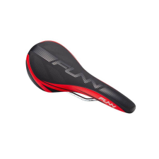 Funn Adlib MTB sport nyereg, 281x128 mm, 239 g, fekete-piros kerékpár nyereg