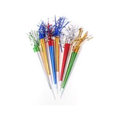 Funny Box Szilveszteri fényes trombita - 35 cm, 6 db-os csomag party kellék