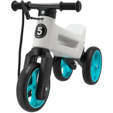 Funny Wheels Teddies FUNNY WHEELS Rider SuperSport 2in1, fehér-türkiz + heveder lábbal hajtható járgány
