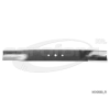  Fűnyíró kés AL-KO 520BRZ, 530BMS 507mm, 10mm, 3 furatos, utángyártott