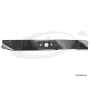  Fűnyíró kés MTD B155 538mm, 6 ágú csillag, 3 furatos utángyártott