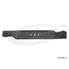 Fűnyíró kés MTD LH145 538mm, 6 ágú csillag, 3 furatos utángyártott
