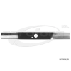  Fűnyíró kés Valex EM1200 390mm, 20mm, 2 furatos utángyártott