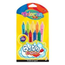  Fürdőkréta készlet, 9 db-os, Colorino fürdőszobai játék