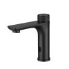 Fürdőszoba mosogató csaptelep, Blackswan, M336 típus, matt fekete modell, indítóérzékelővel, méret 17 cm