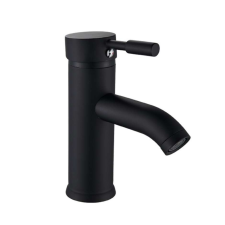 Fürdőszoba mosogató csaptelep, Blackswan, M94 típus, matt fekete modell, 16,6 cm csaptelep