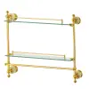  Fürdőszoba polc, TRENDY'S falra szerelhető jade-arany 46 cm X 53 cm