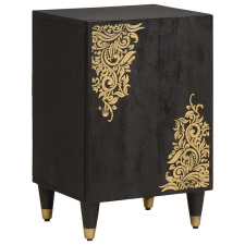  Fürdőszoba Székény Fekete 38 x 33 x 58 cm Tömör Mangófát fürdőszoba bútor