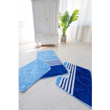 Fürdőszoba szőnyeg 3 részes Akqarium kék 50x80cm lakástextília