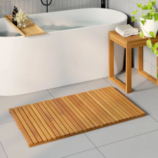  Fürdőszoba szőnyeg Egyszínű Barna 100 x 55 cm faszínű lakástextília
