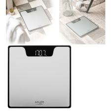  Fürdőszobai mérleg, ezüst 180kg/100g - 30x30cm mérleg