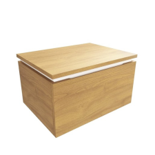 Fürdőszobaszekrény fedeles SAT Feel 60x30x46 cm mézes tölgy matt SATFEEL60DMDBEZ SATFEEL60DMDBEZ fürdőszoba bútor