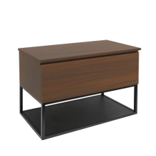 Fürdőszobaszekrény fedőlemezzel SAT B-Way 99x57x45 cm diófa matt BWAY100NUTDF fürdőszoba bútor