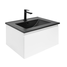  Fürdőszobaszekrény mosdókagylóval SAT B-Way 59x30x45 cm fehér fényes BWAY60WU4BB fürdőszoba bútor