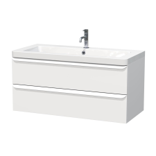 Fürdőszobaszekrény mosdóval Naturel Pavia 105x53x49 cm fehér mat PAVIA3105ZBI fürdőszoba bútor
