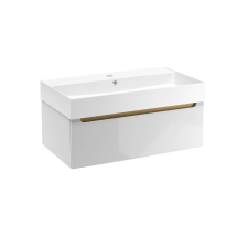  Fürdőszobaszekrény mosdóval Naturel Stilla 80x30x45 cm fehér STILLAD08005U2 fürdőszoba bútor