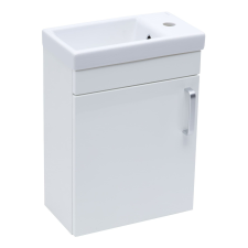  Fürdőszobaszekrény mosdóval Naturel Vario Dekor 40x50x22 cm fehér lesk VARIO240BIBL fürdőszoba bútor