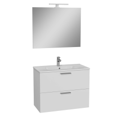 Fürdőszobaszekrény mosdóval Vitra Mia 79x61x39,5 cm fehér lesk MIASET80B fürdőszoba bútor