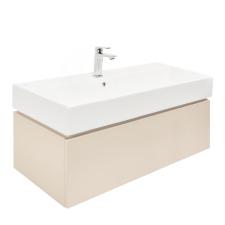 Fürdőszobaszekrény SAT Feel 100x30x46 cm mat SATFEEL100BEU2B fürdőszoba bútor