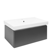  Fürdőszobaszekrény SAT Feel 80x30x46 cm mat SATFEEL80ANTU1 fürdőszoba bútor