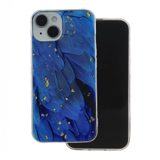 FUSION Gold Glam Samsung A346 Galaxy A34 5G Tok - Kék mintás tok és táska