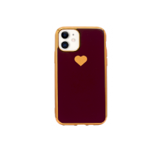 FUSION Heart Apple iPhone 11 Pro Szilikon Tok - Mintás/Piros tok és táska